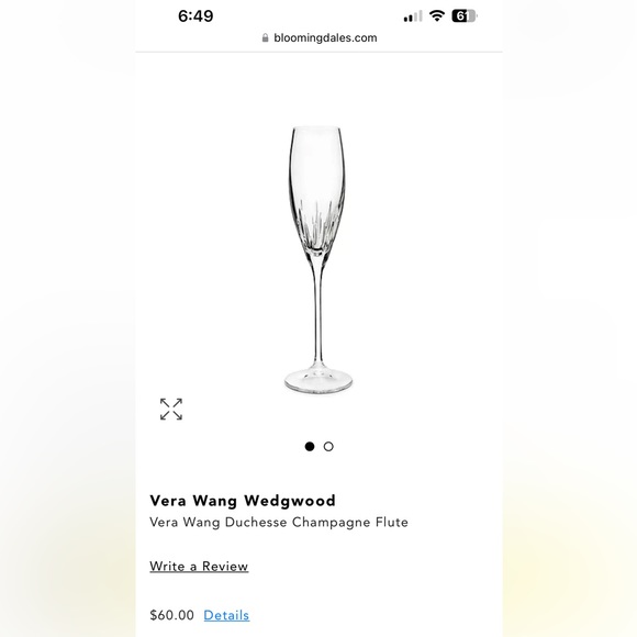 Wedgwood Dining Vera Wang By Wedgewood Crystal Champagne Flutes 4 — free download